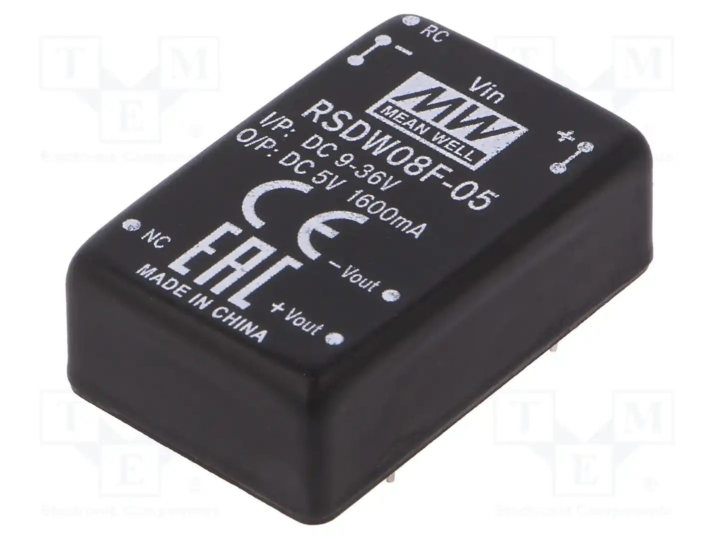 MEAN WELL RSDW08F-05 — Преобразователи DC/DC