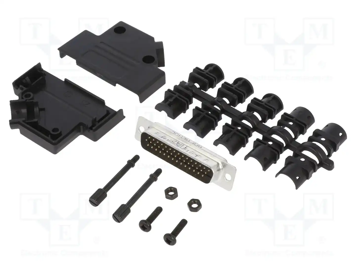 AMPHENOL COMMUNICATIONS SOLUTIONS L17D45PK-P-25+L717HDB44P — Комплектные штекеры D-Sub