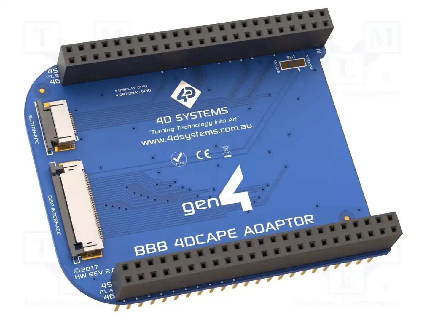 4D Systems GEN4-4DCAPE-ADAPTOR — Аксессуары к дисплеям