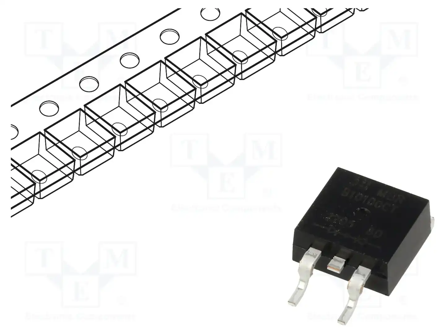 DIODES INCORPORATED MBRB10100CT-13 — Диоды Шотки SMD