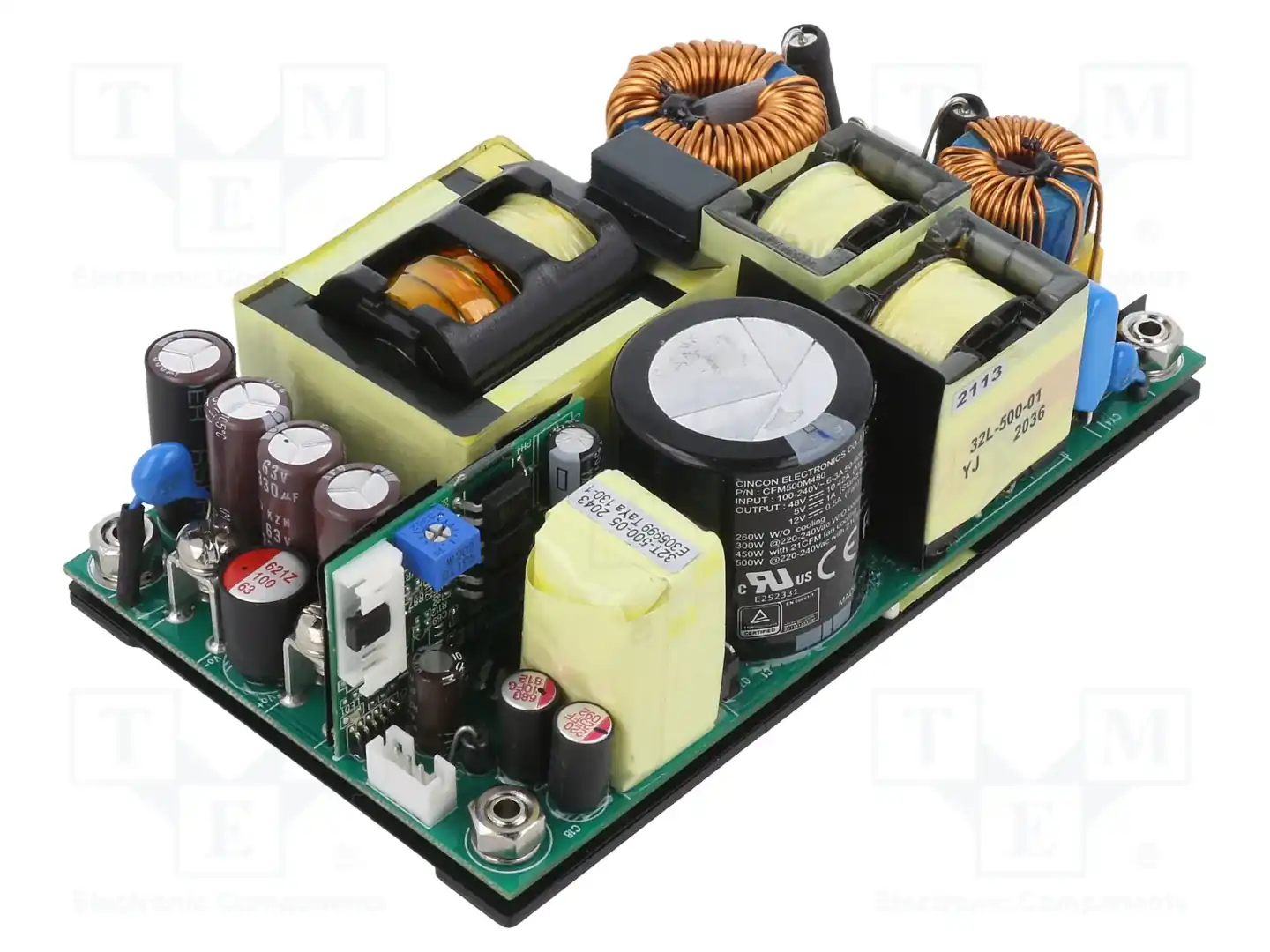 CINCON CFM500M480 — Открытые блоки питания