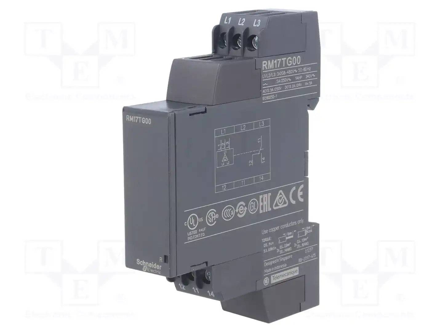 SCHNEIDER ELECTRIC RM17TG00 — Контрольные реле