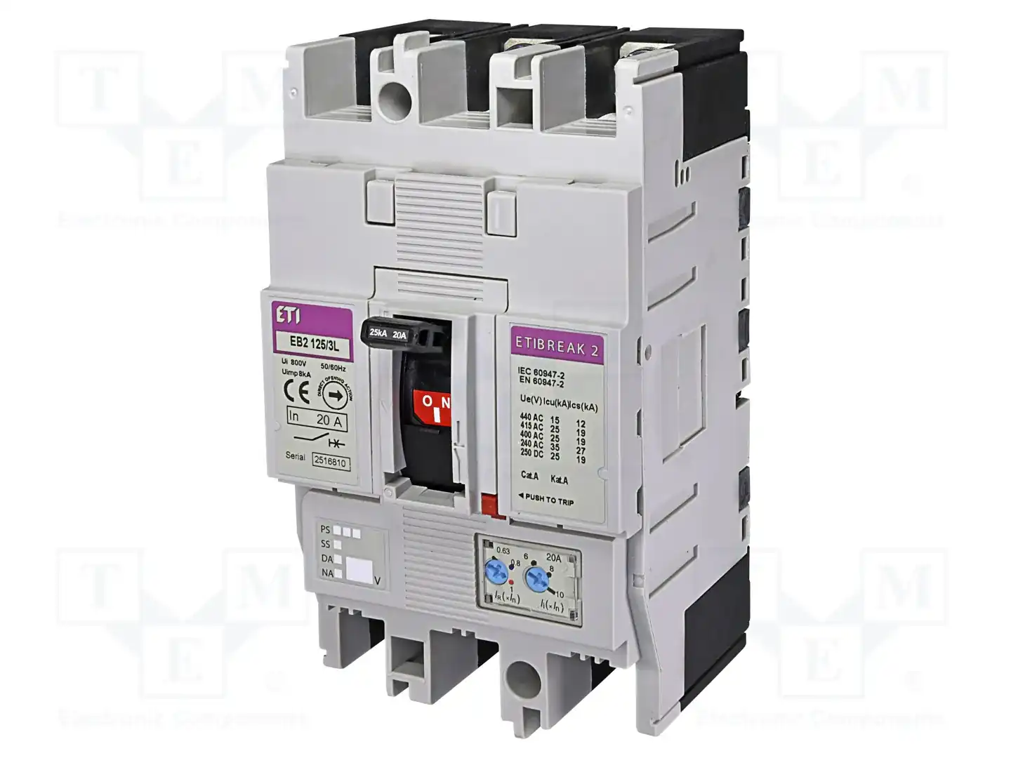 ETI POLAM EB2 125/3L 20A 3P — Разъединители