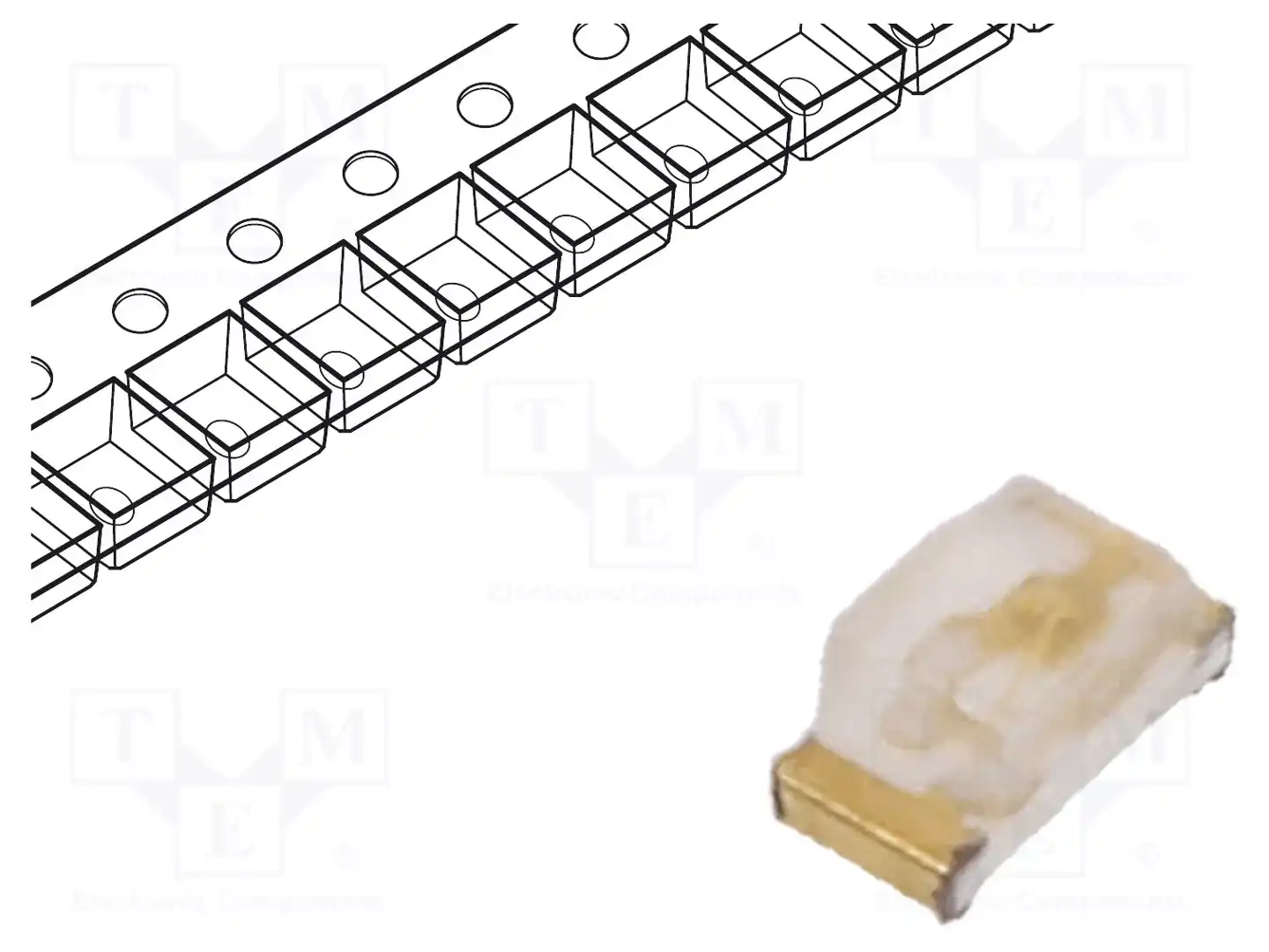 KINGBRIGHT ELECTRONIC KPT-1608QBC-D — Светодиоды SMD цветные