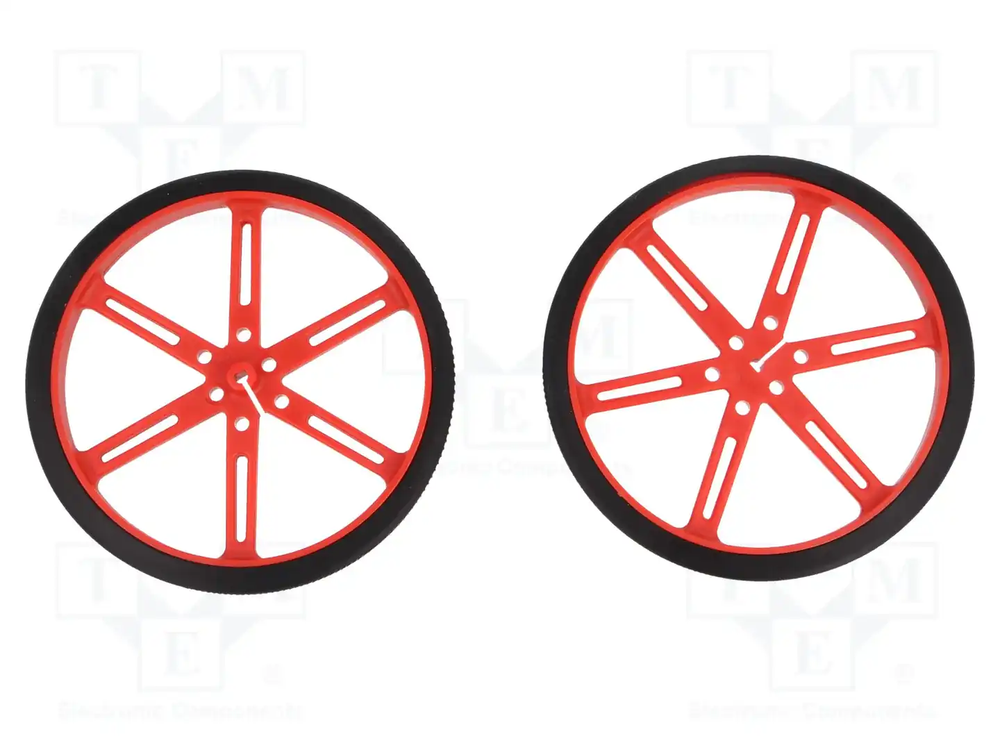 POLOLU WHEEL 90×10MM PAIR RED — Аксессуары для робототехники и RC