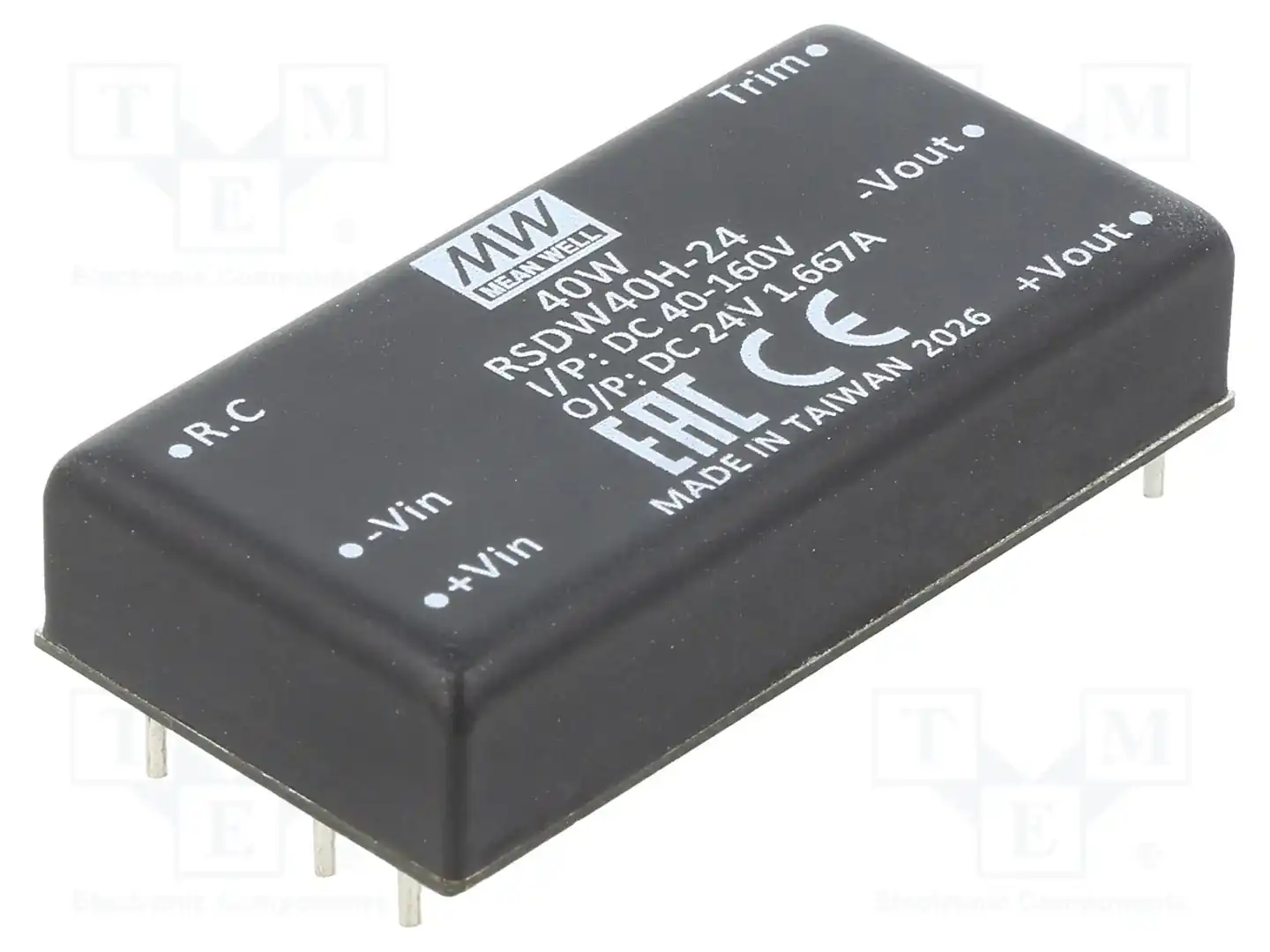 MEAN WELL RSDW40H-24 — Преобразователи DC/DC