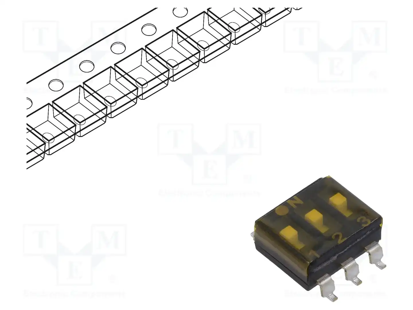 ECE ESD103LDZ — Переключатели типа Dip-Switch