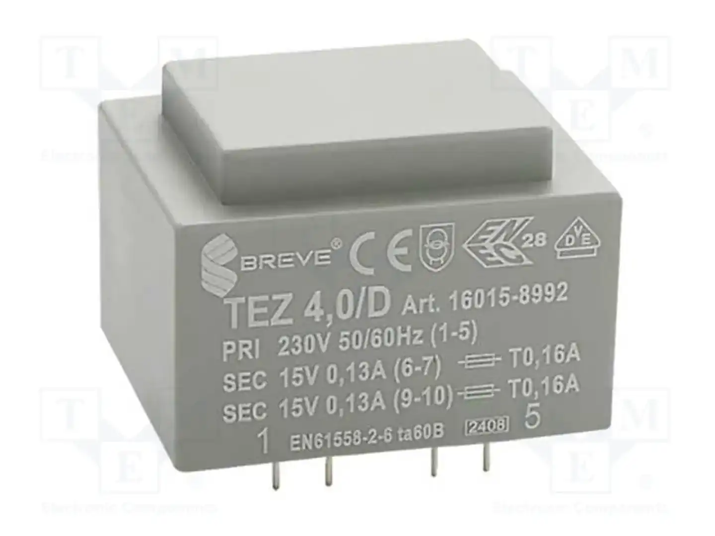 BREVE TUFVASSONS 16015-8992 — Трансформаторы PCB
