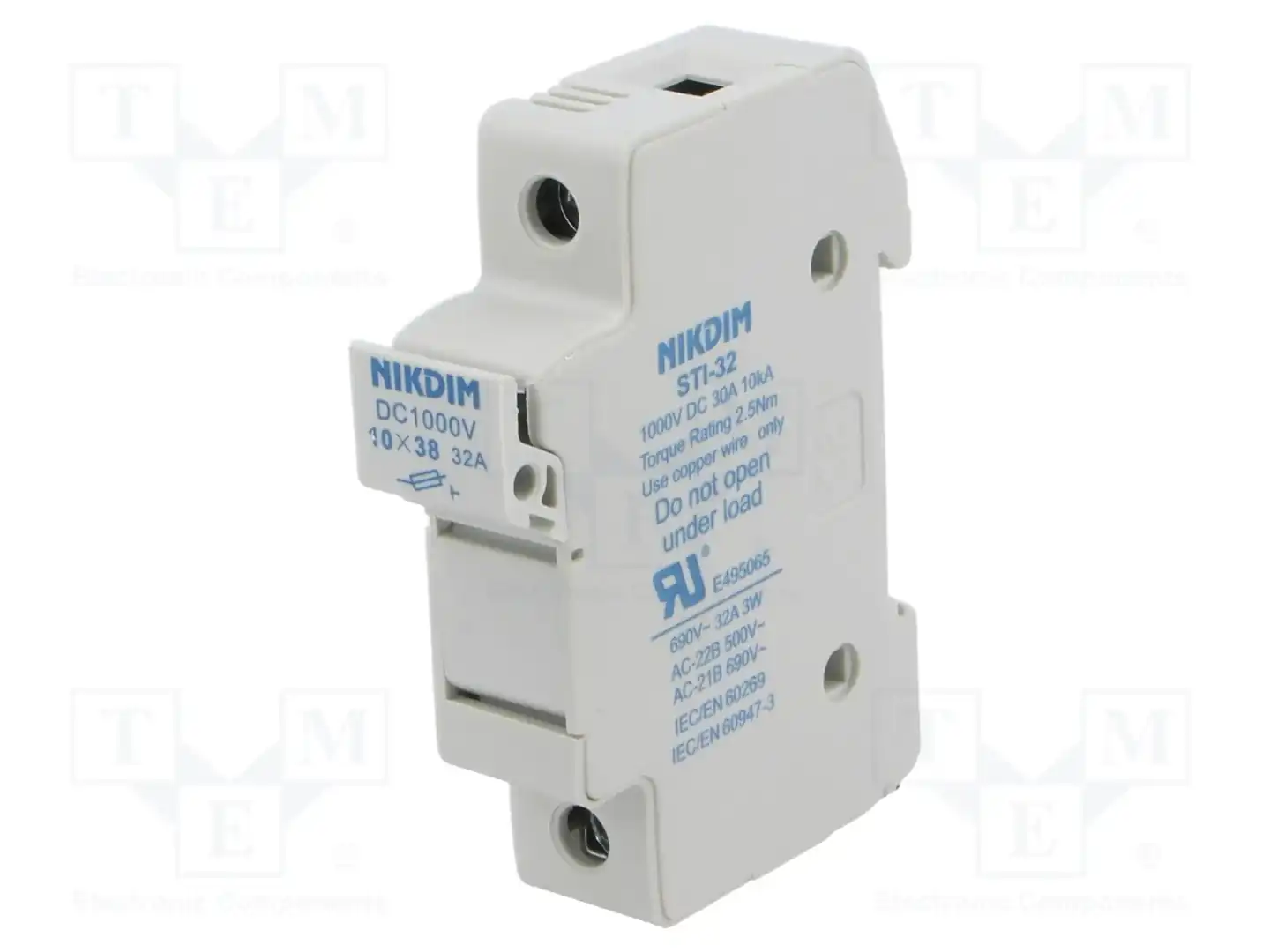 NIKDIM LTD 5201038 — Гнезда предохранительные на DIN-рейку