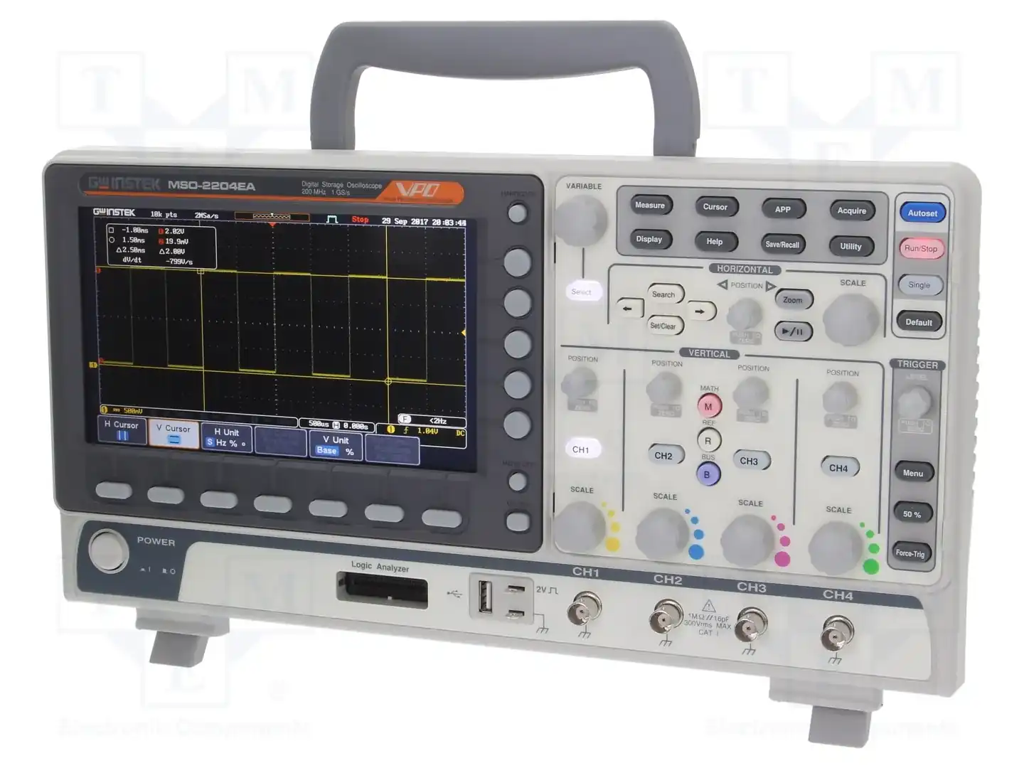 GW INSTEK MSO-2204EA — Осциллоскопы цифровые