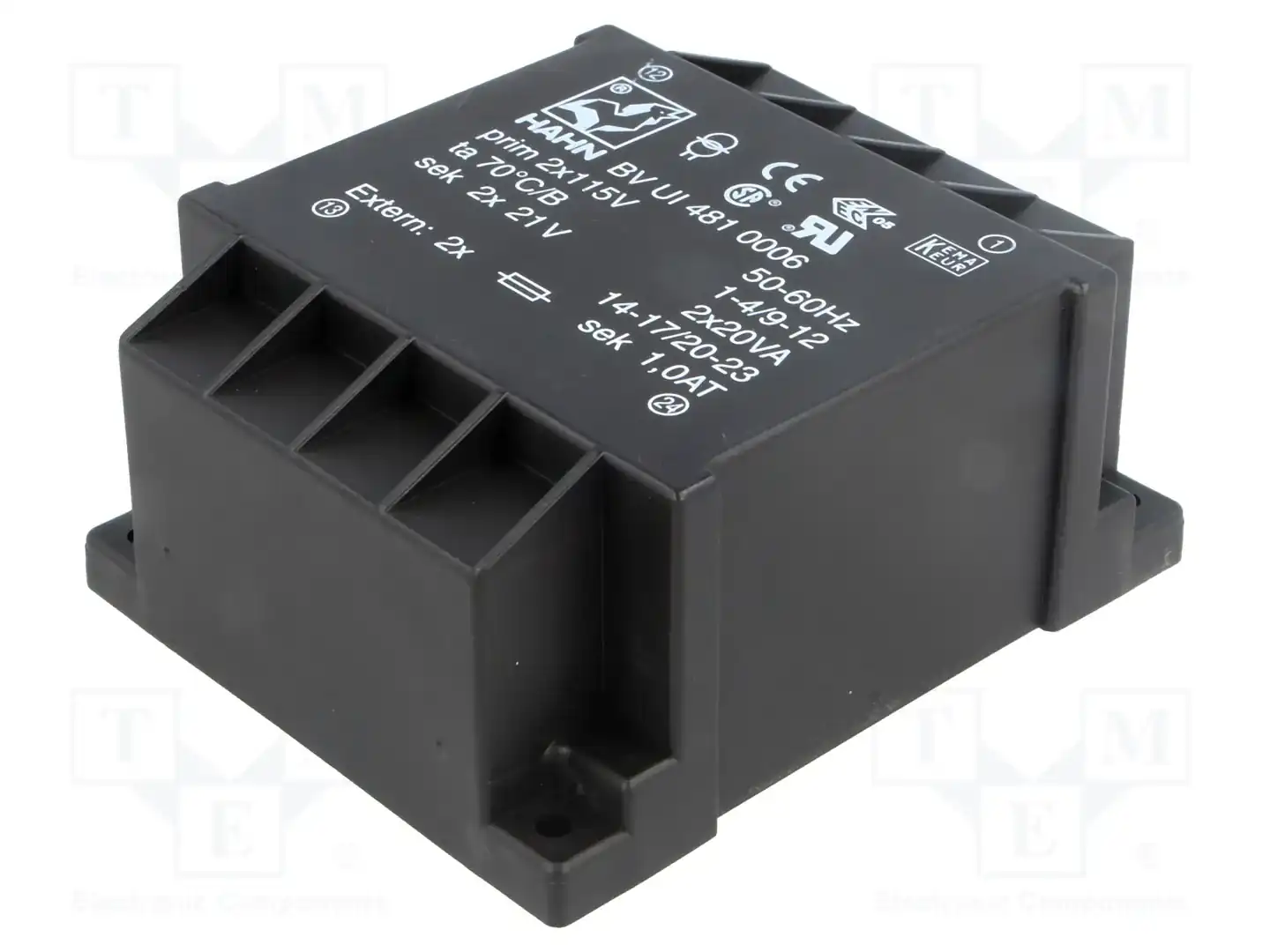 HAHN BV UI 481 0006 — Трансформаторы PCB