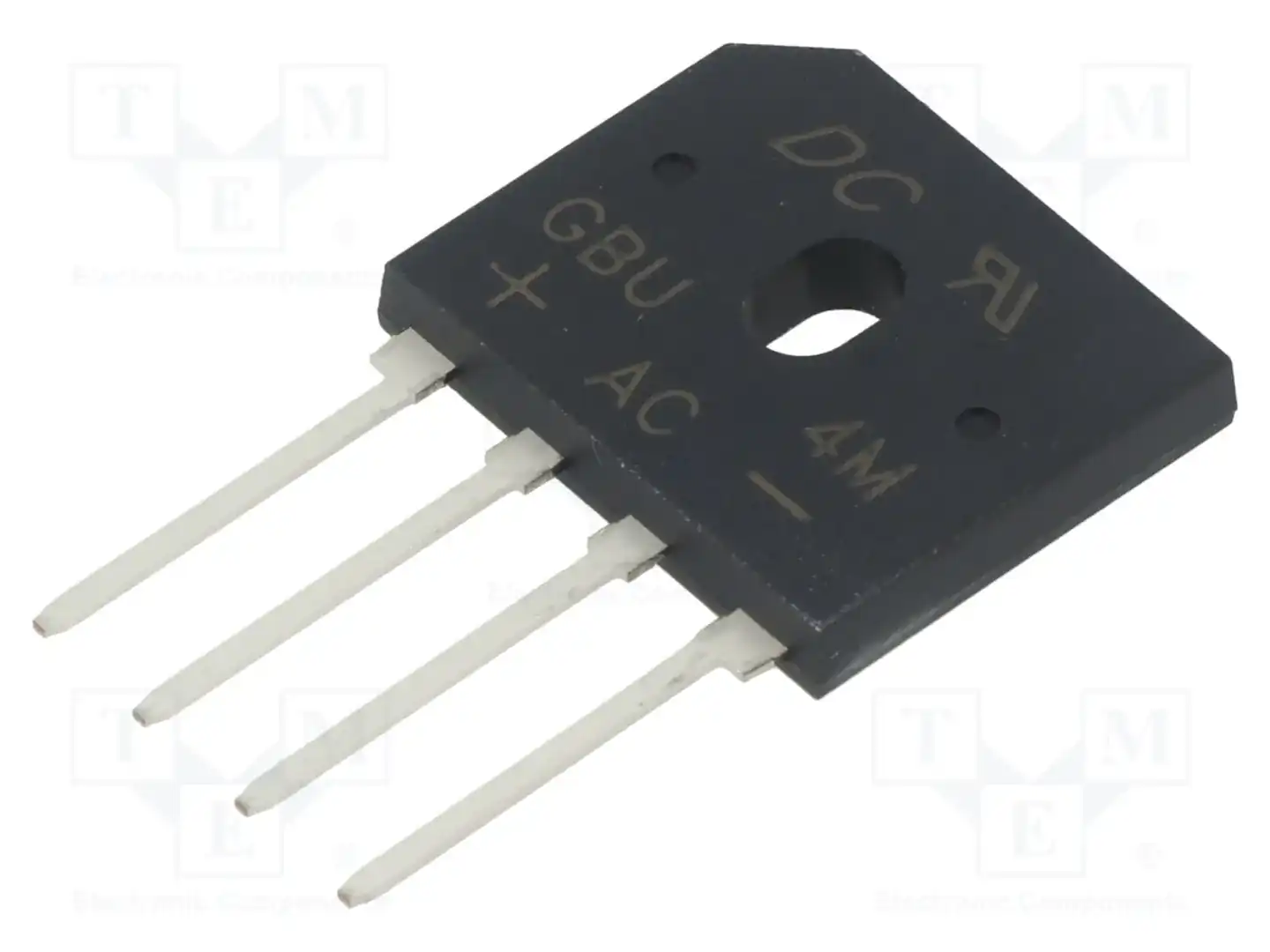 DC COMPONENTS GBU4M — Однофазные мосты диодные плоские