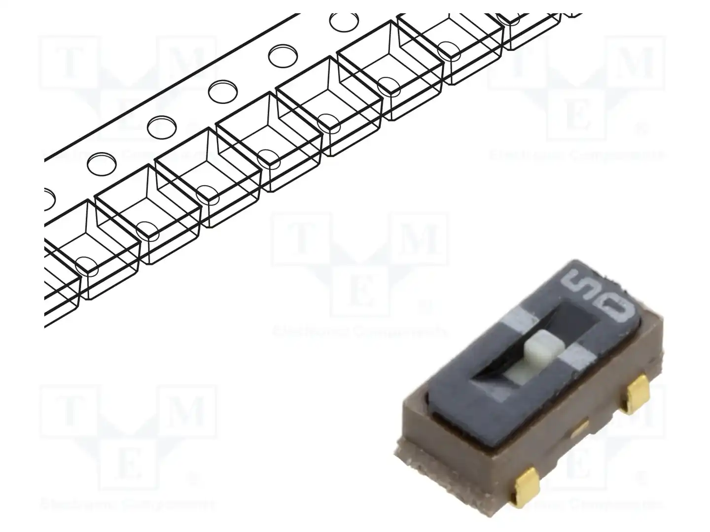 Nidec Copal Electronics CJS-1200TA — Переключатели ползунковые