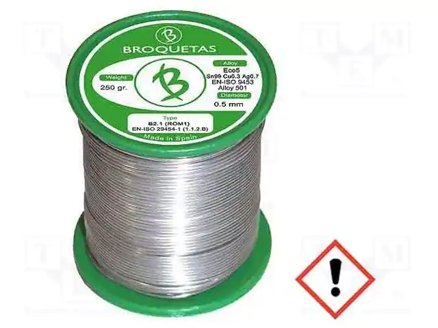BROQUETAS B09PW15-09050-2V103 — Паяльные провода бессвинцовые