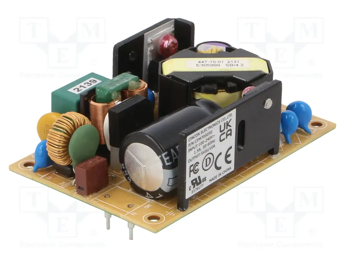 CINCON CFM70S050-P — Преобразователи AC/DC для PCB