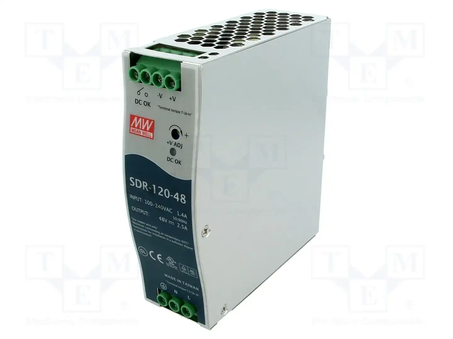 MEAN WELL SDR-120-48 — Блоки питания на DIN-рейку