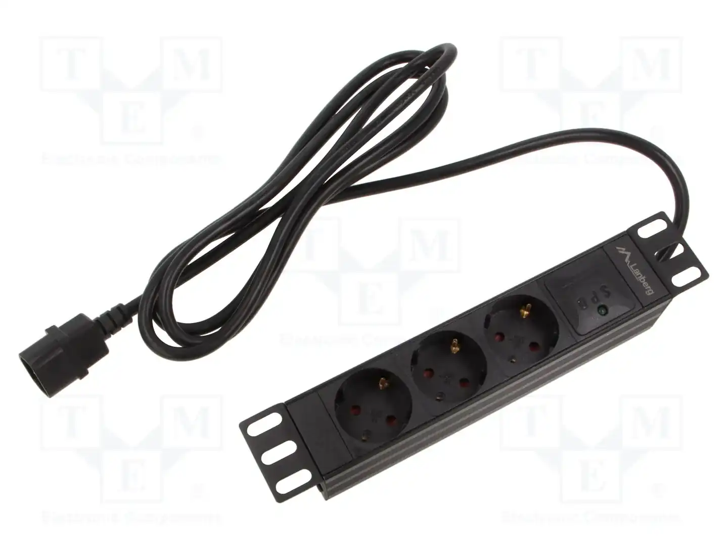 LANBERG PDU-03F-0200-IEC-BK — Планки защиты от перенапряжения