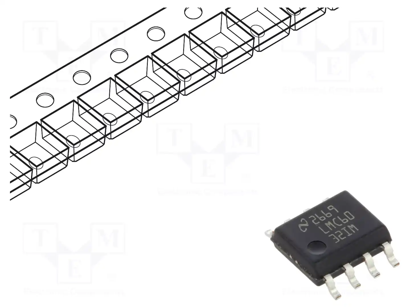 Texas Instruments LMC6032IMX/NOPB — Операционные усилители SMD