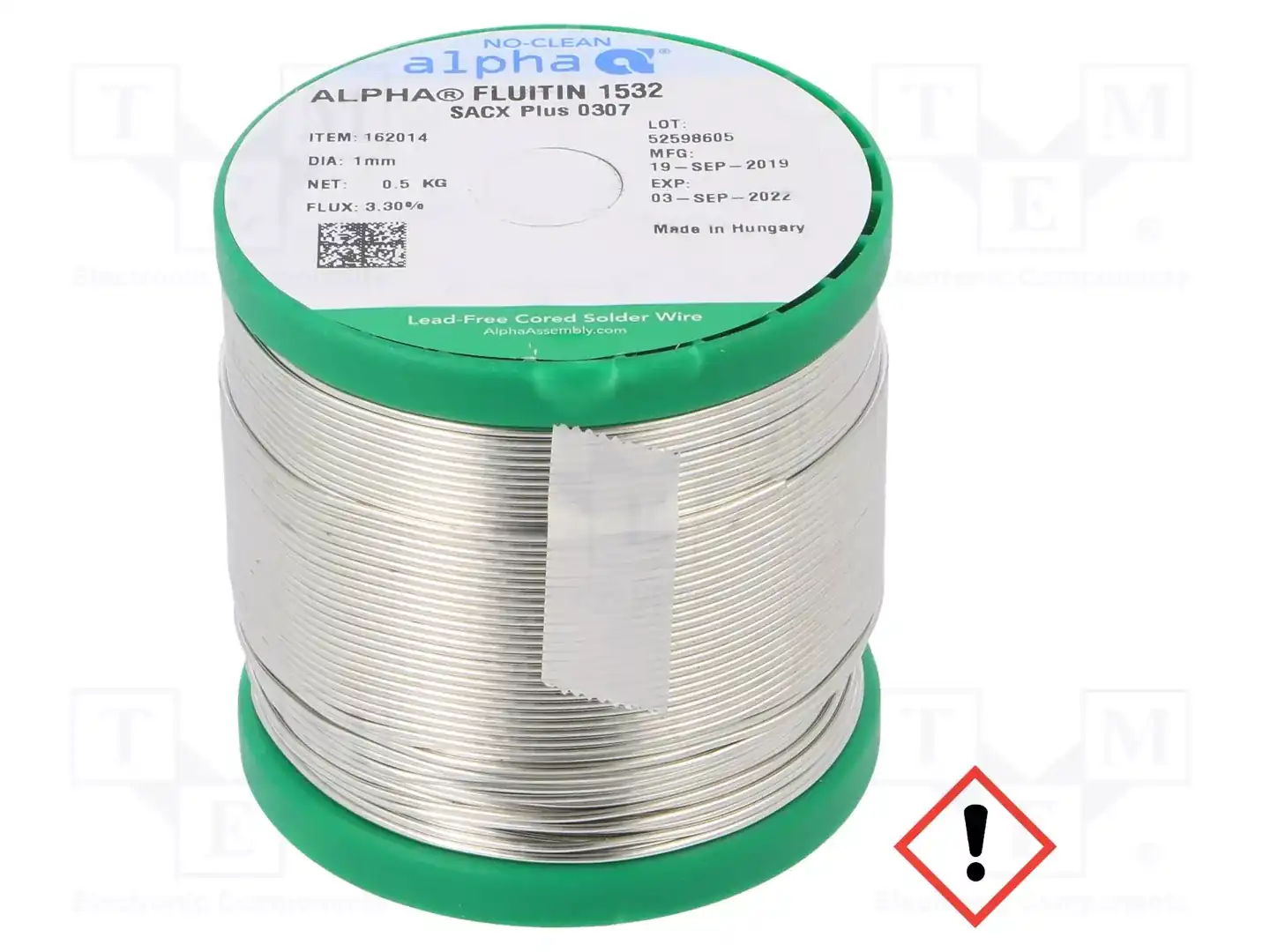 ALPHA SACX PLUS 0307 FLUITIN 1532 1.0 MM 500G — Паяльные провода бессвинцовые