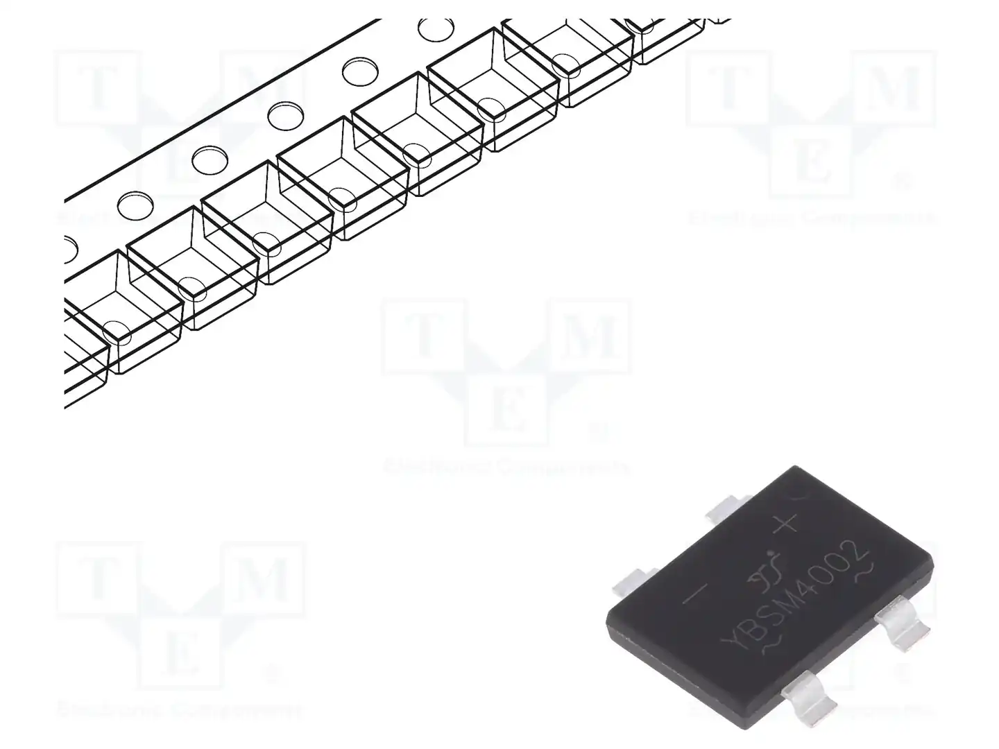 YANGJIE TECHNOLOGY YBSM4002 — Однофазные мосты диодные SMD/THT