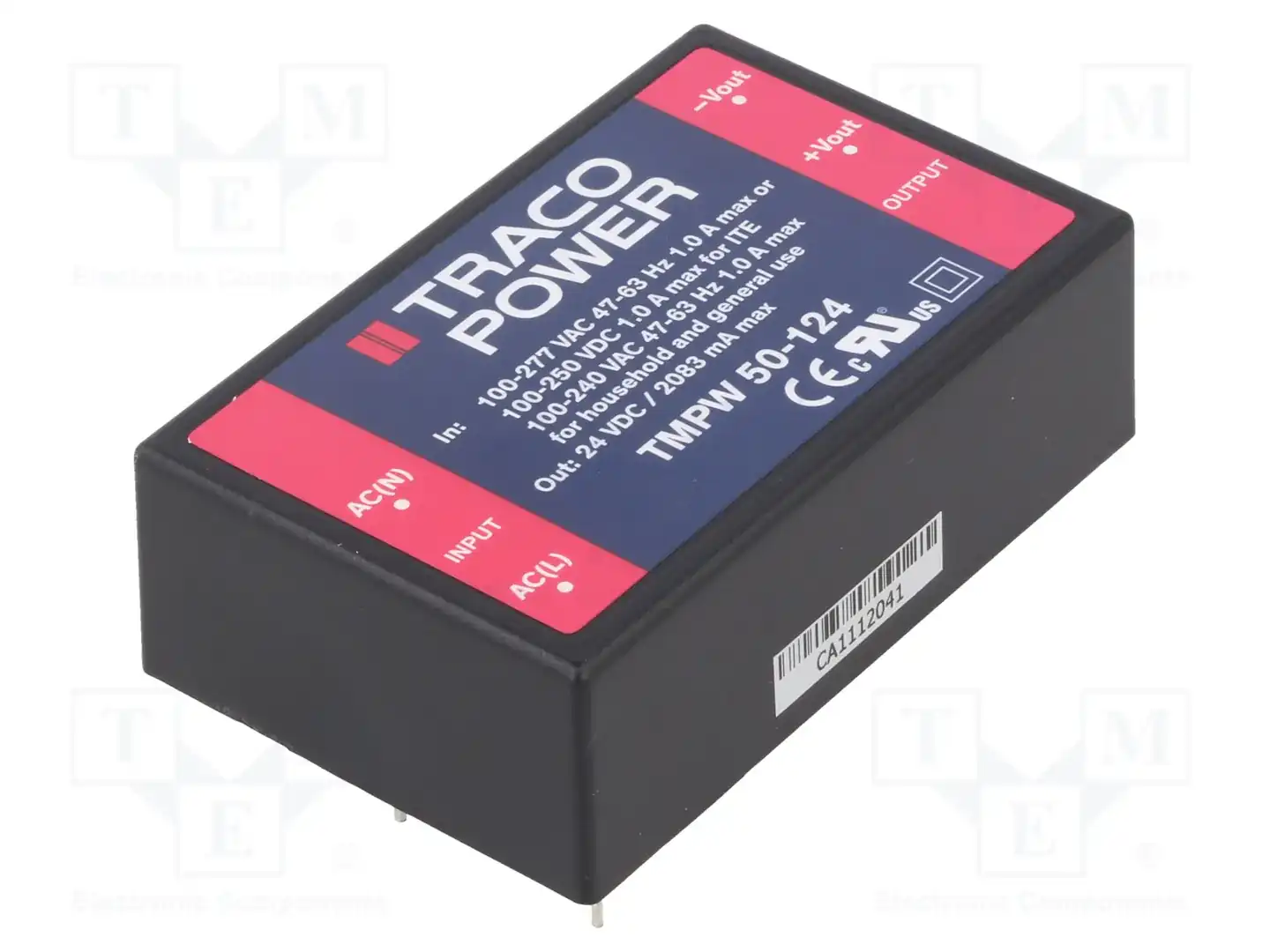 TRACO POWER TMPW 50-124 — Блоки питания для встраивания