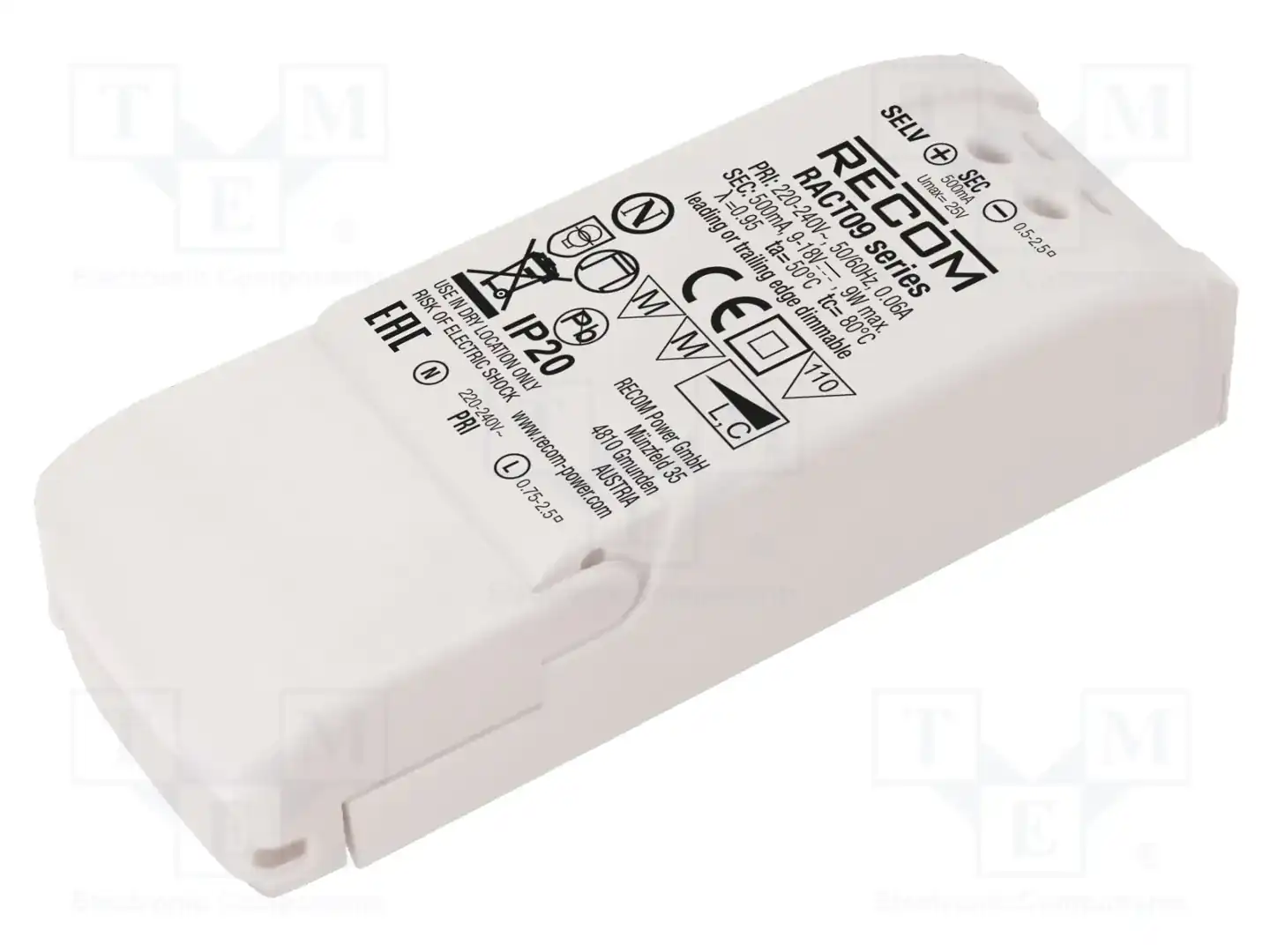 RECOM RACT09-700 — Блоки питания для LED