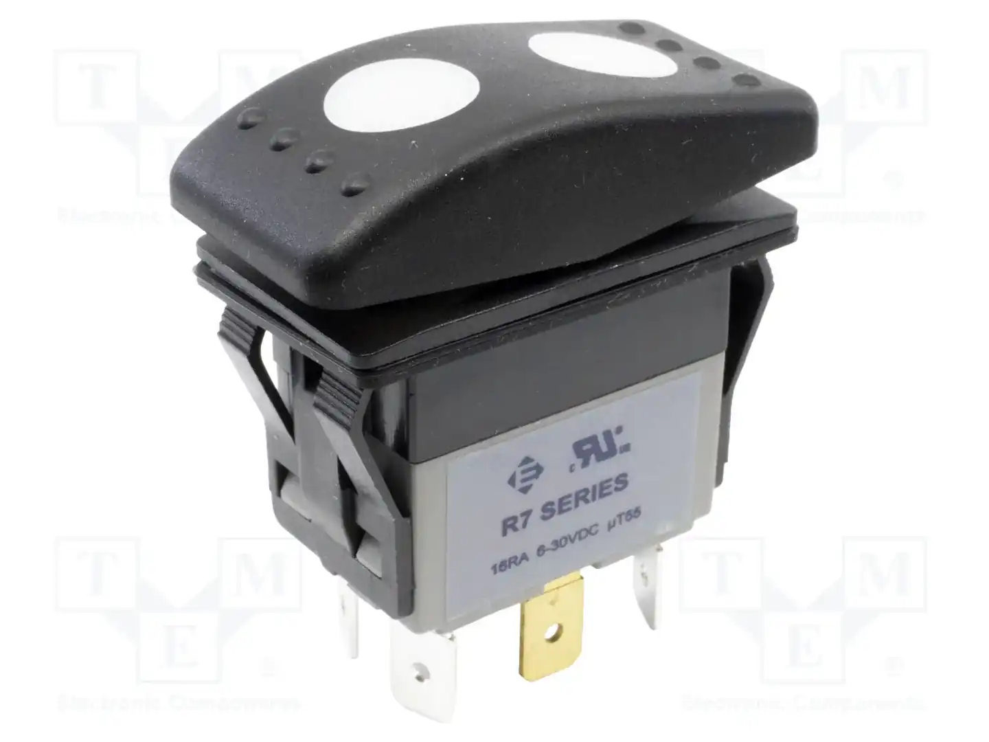 E-SWITCH R726FF3-SXXX2BDGRW — Переключатели типа Rocker