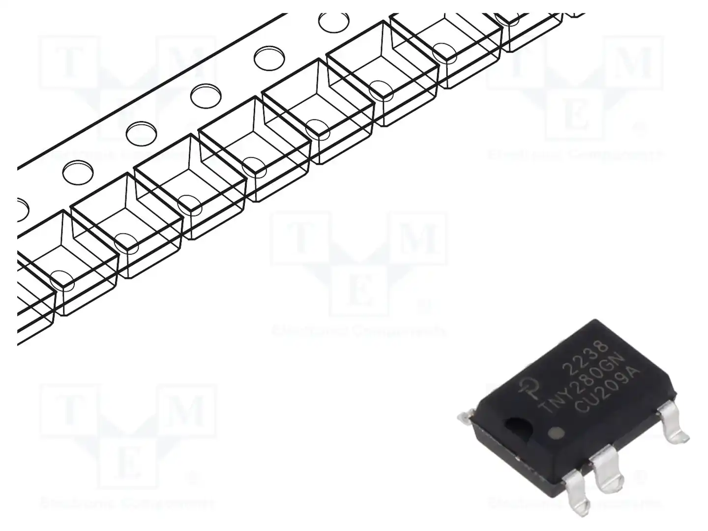POWER INTEGRATIONS TNY280GN-TL — Регуляторы напряжения - микросхемы DC/DC