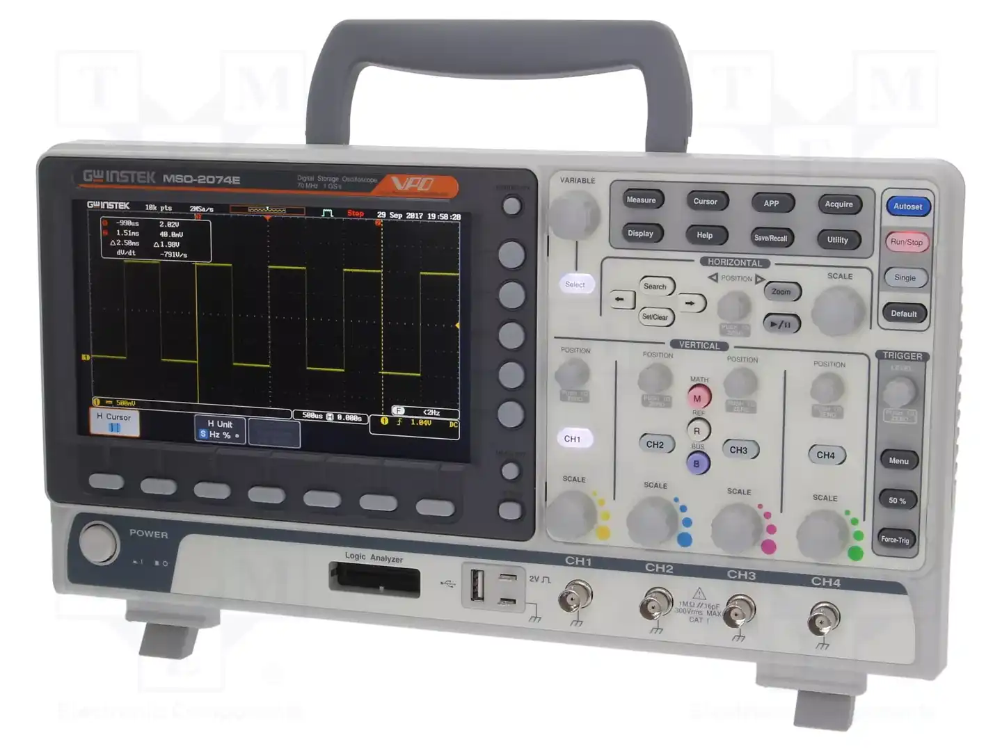 GW INSTEK MSO-2074E — Осциллоскопы цифровые
