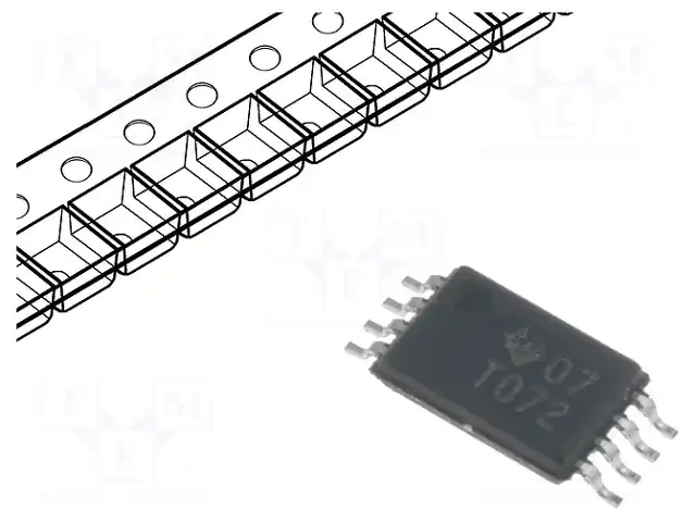 Texas Instruments TL072CPWR — Операционные усилители SMD