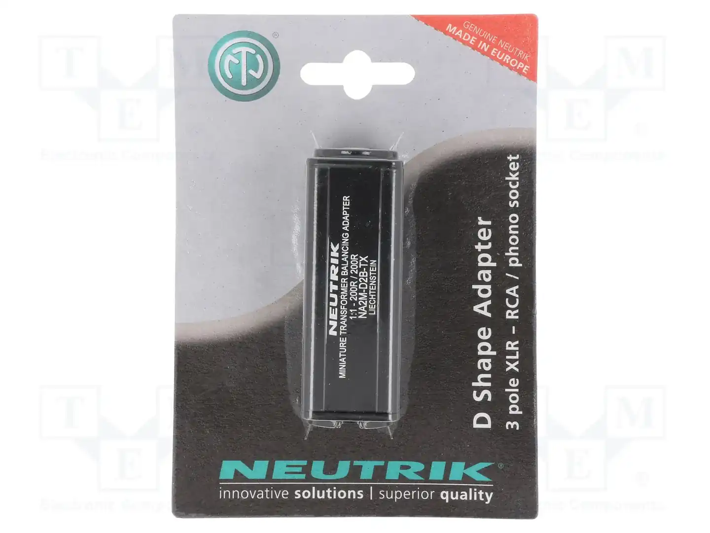 NEUTRIK NA2M-D2B-TX — Адаптеры и переходники AV