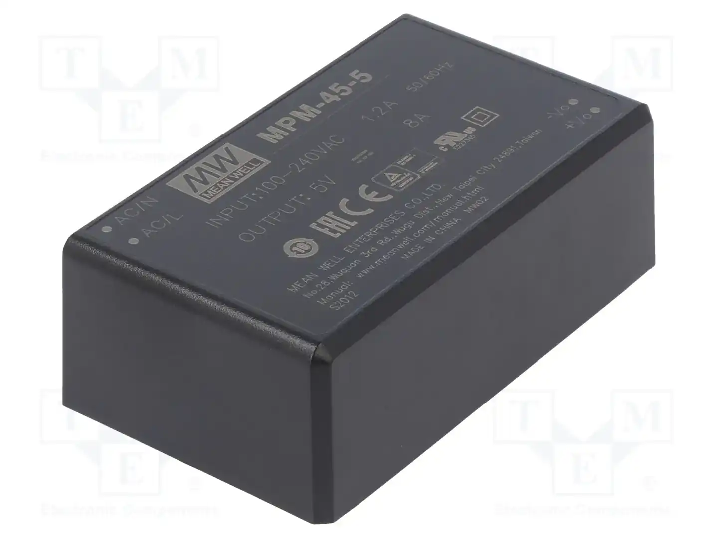 MEAN WELL MPM-45-5 — Преобразователи AC/DC для PCB