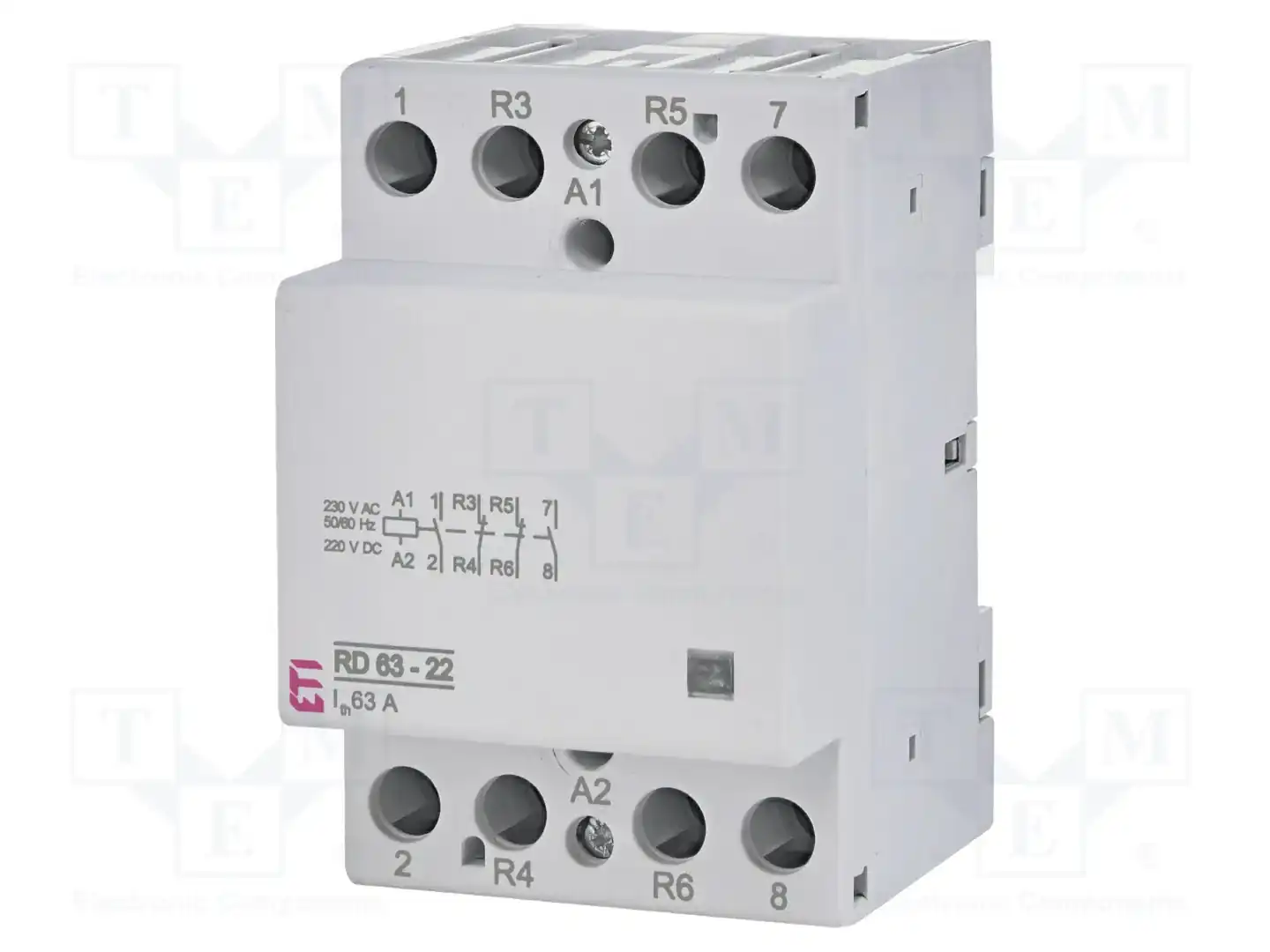 ETI POLAM RD 63-22-230V AC/DC — Контакторы - установочные модульные