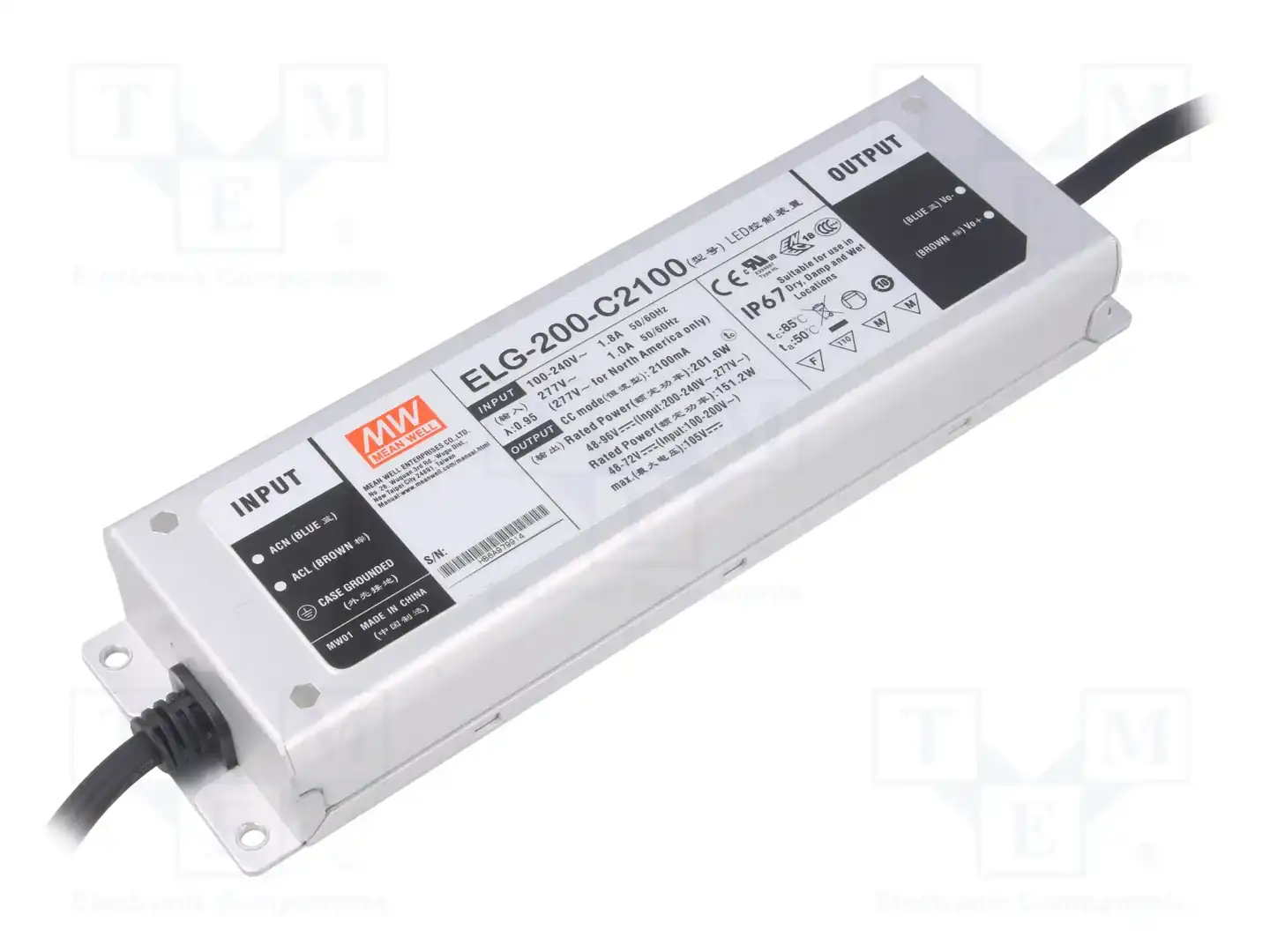 MEAN WELL ELG-200-C2100 — Блоки питания для LED
