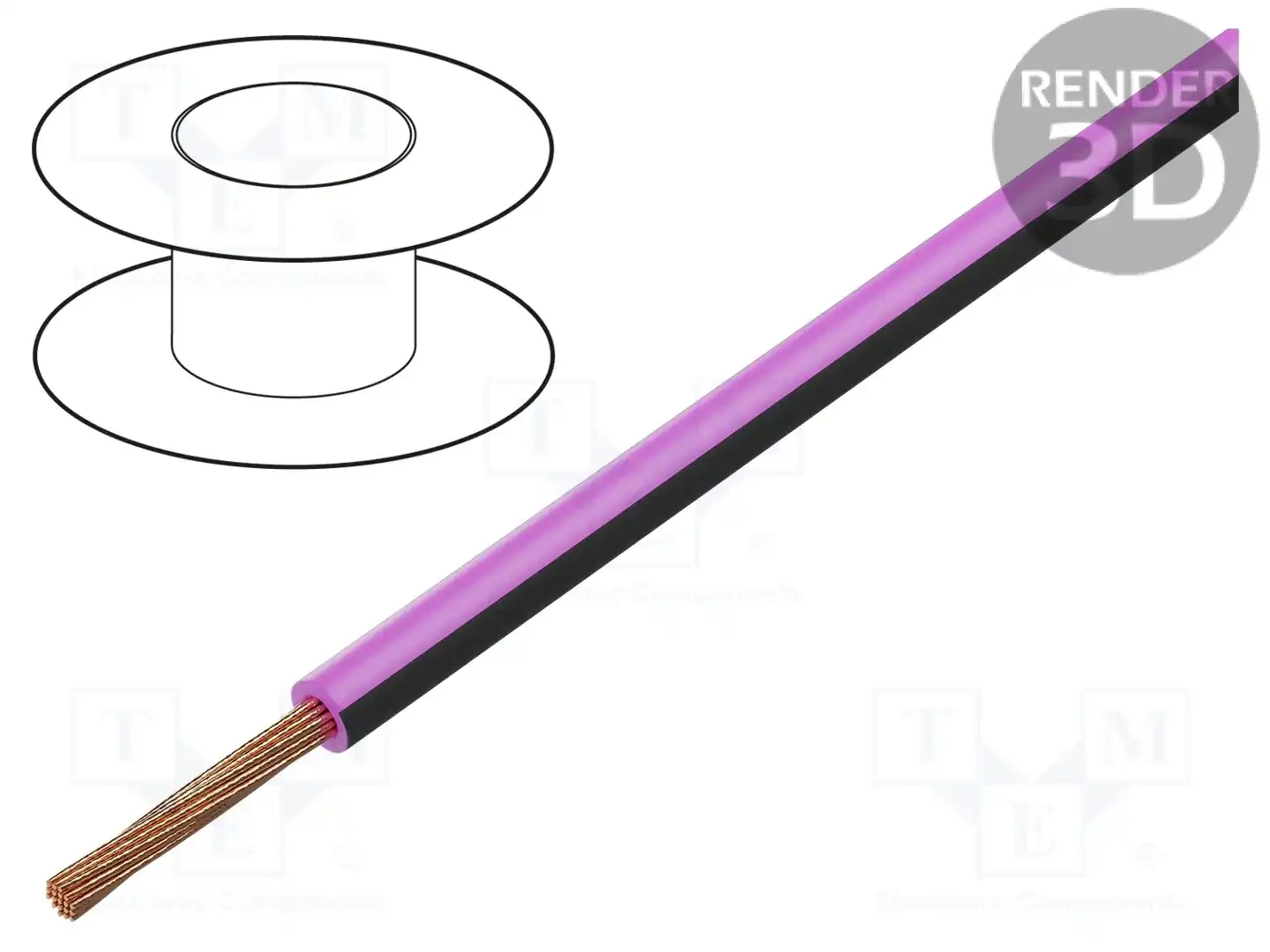 BQ CABLE FLRY-B0.35-PK/BK — Кабели для автомобильной электропроводки