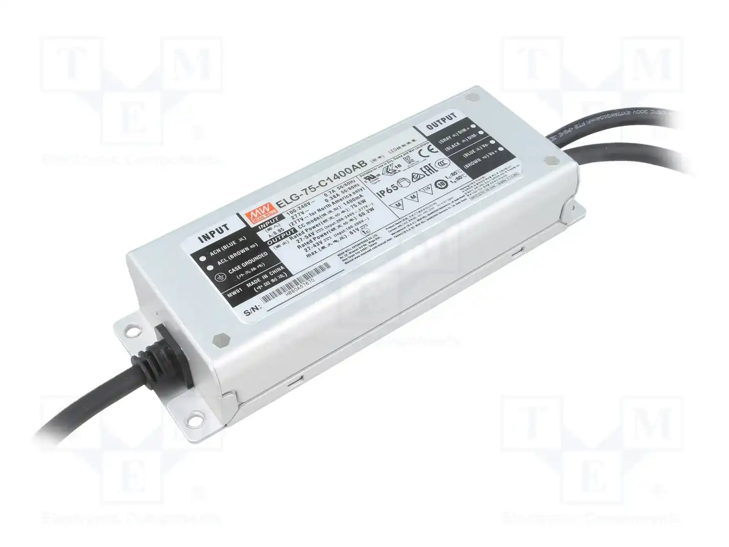 MEAN WELL ELG-75-C1400AB — Блоки питания для LED