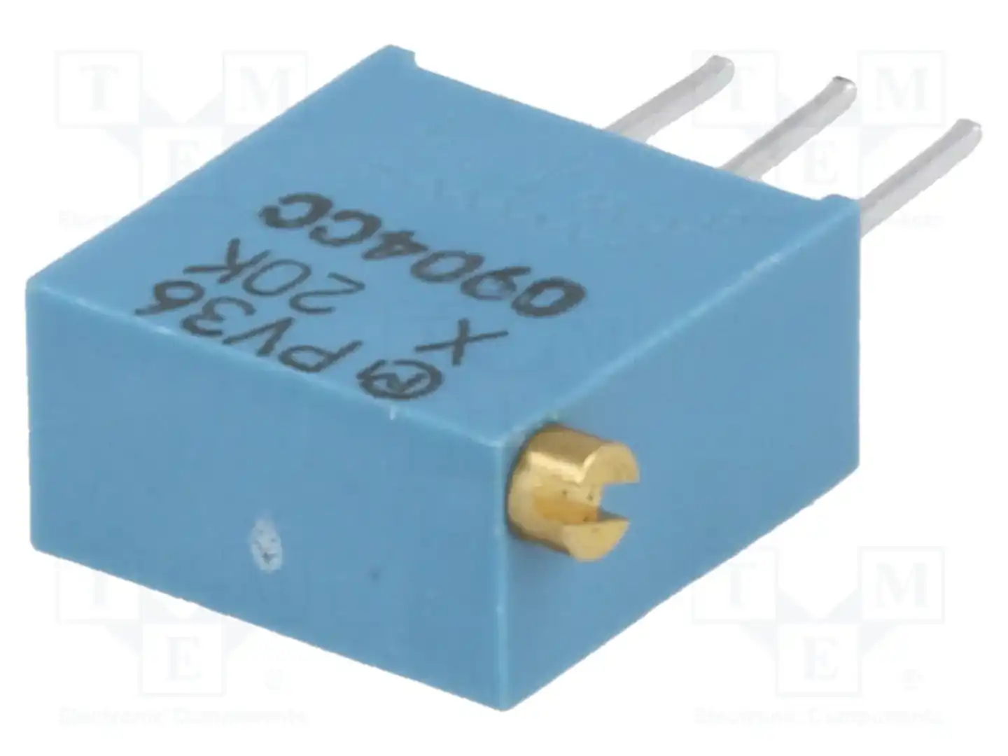 BOURNS PV36X203C01B00 — Потенциометры THT многооборотные 3/8 дм