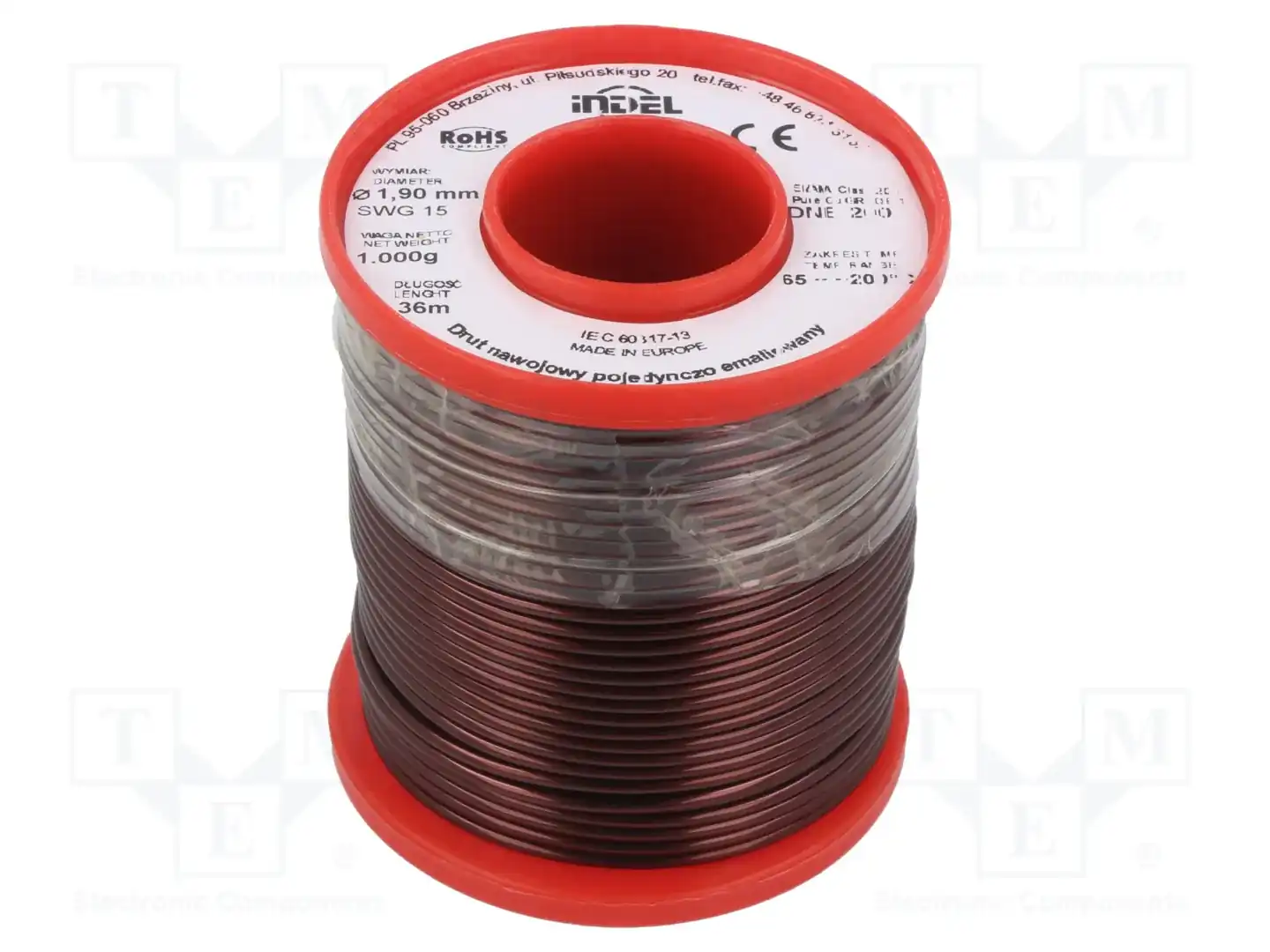 INDEL DNE1,90-1KG — Проволока обмоточная