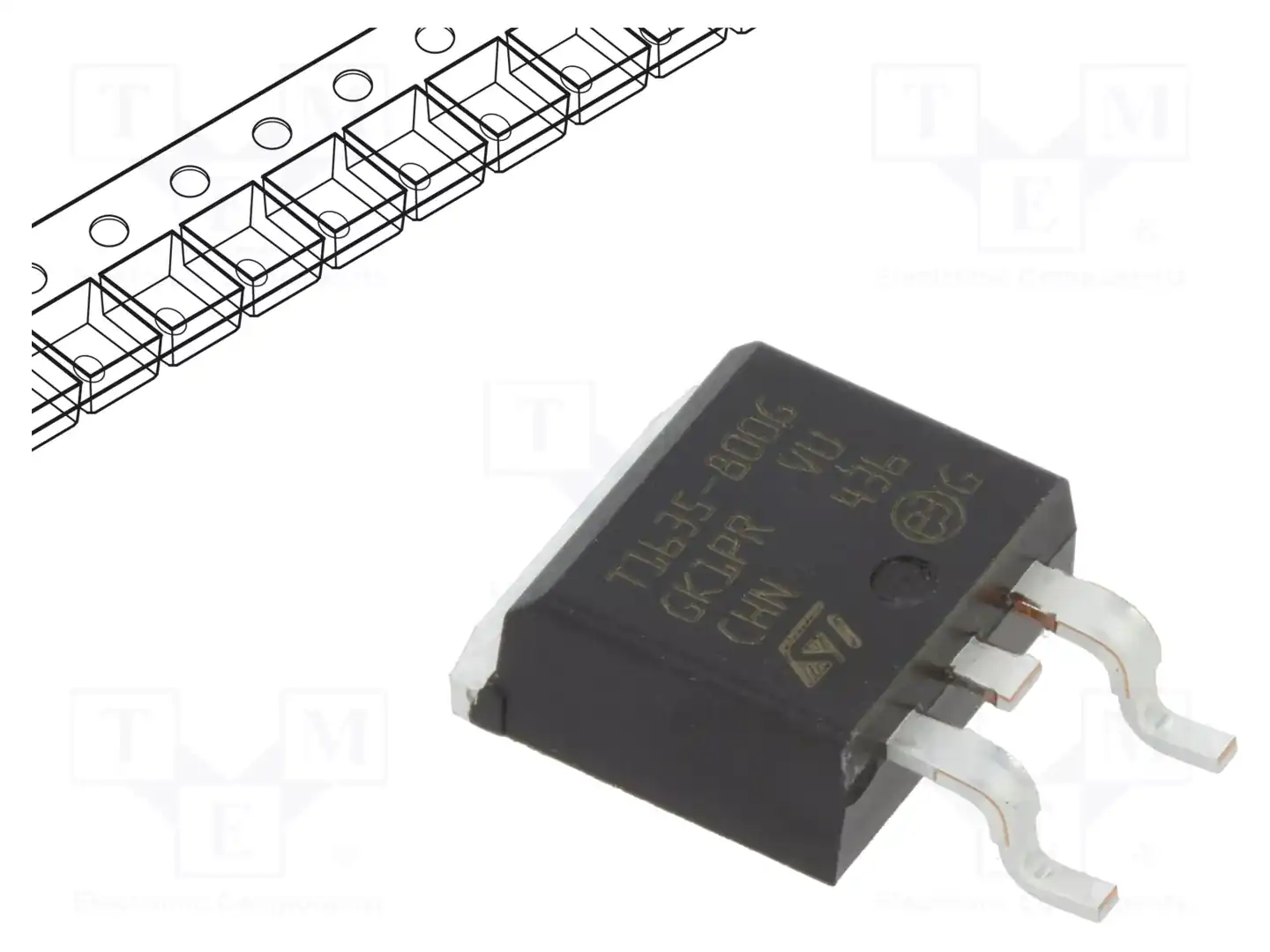 STMicroelectronics T1635-800G-TR — Симисторы