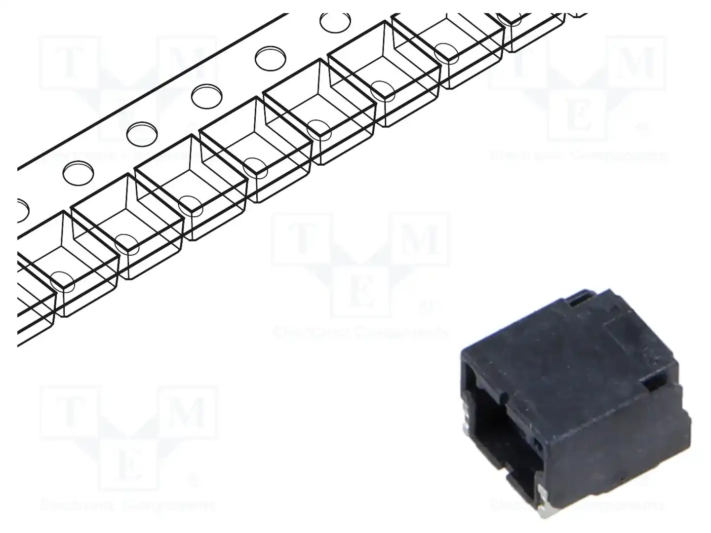 HIROSE KW30-3S-1H(800) — Разъeмы сигнальные растр 1,00мм
