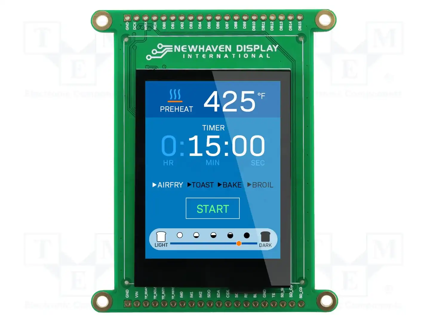 NEWHAVEN DISPLAY INTERNATIONAL NHD-2.4C-CTXP-BREAKOUT — Дисплеи TFT