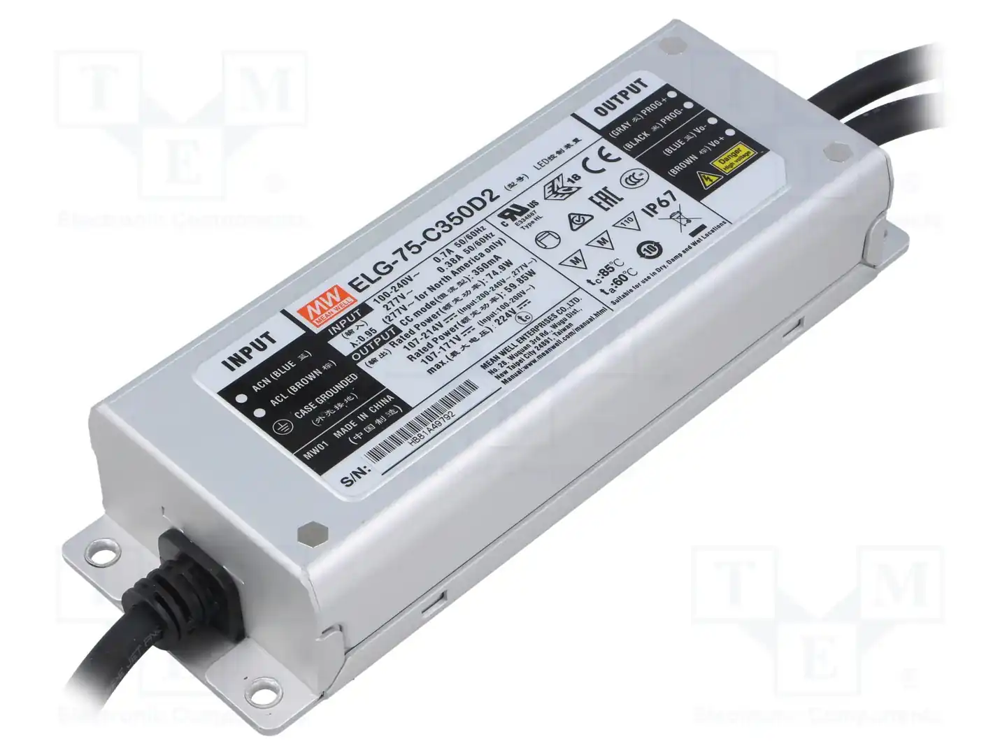 MEAN WELL ELG-75-C350D2 — Блоки питания для LED