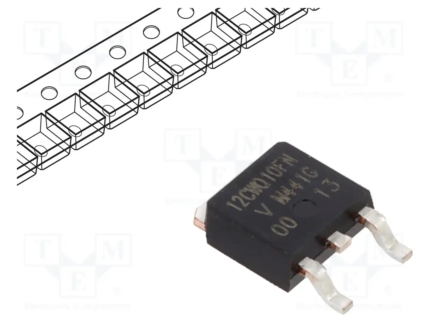 VISHAY VS-12CWQ10FNTR-M3 — Диоды Шотки SMD