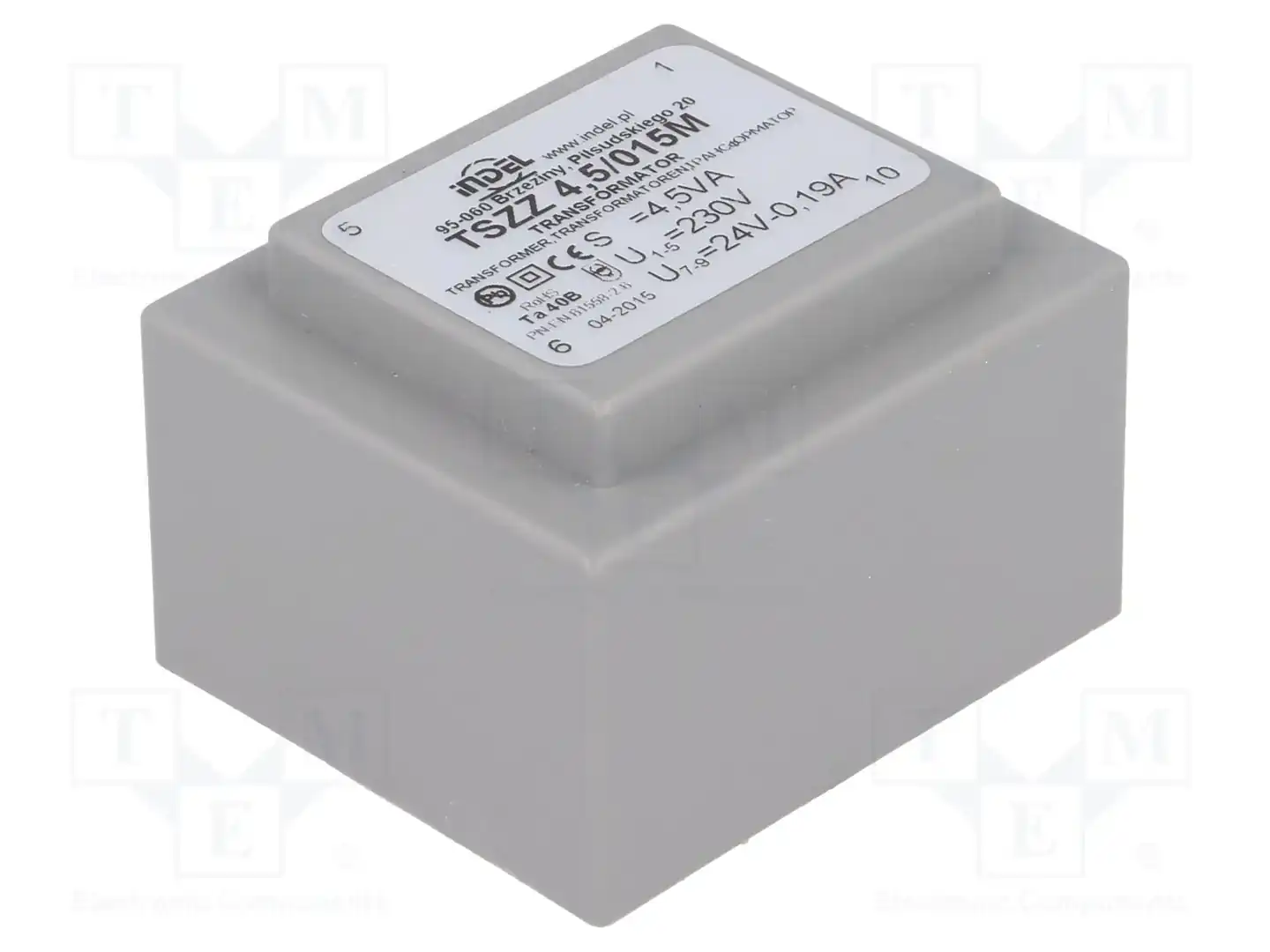 INDEL TSZZ4.5/015M — Трансформаторы PCB