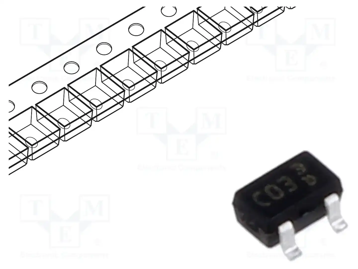 STMicroelectronics ESDCAN03-2BWY — Диоды защитные - сборки