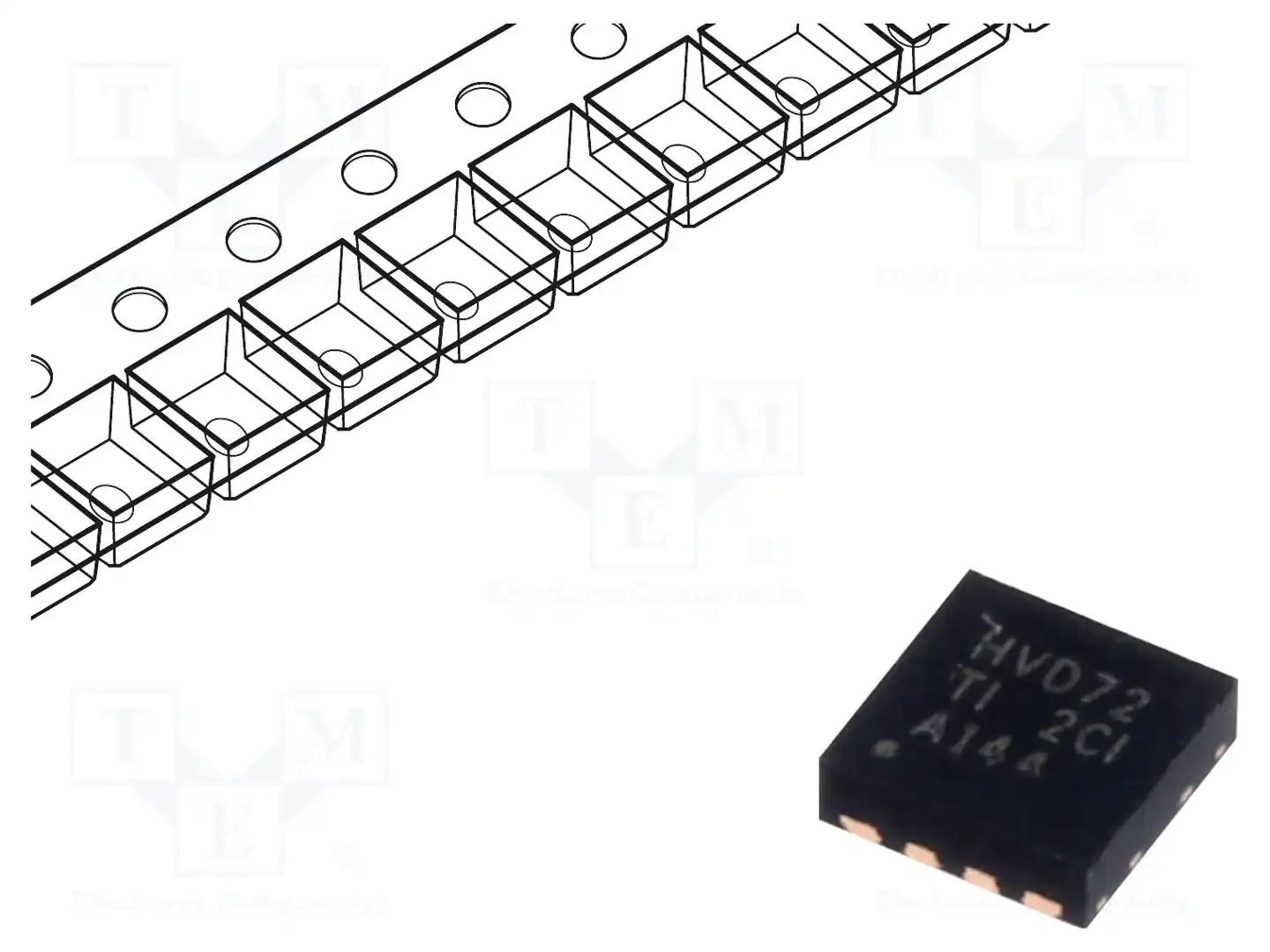 Texas Instruments SN65HVD72DRBR — Микросхемы - RS232 / RS422 / RS485