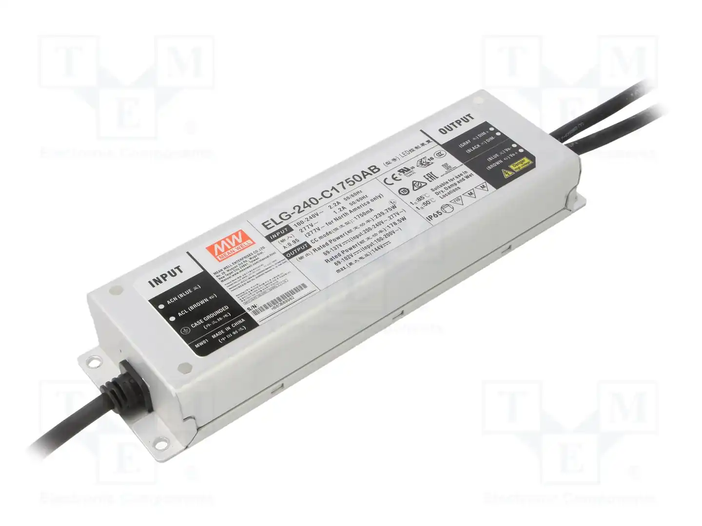 MEAN WELL ELG-240-C1750AB — Блоки питания для LED