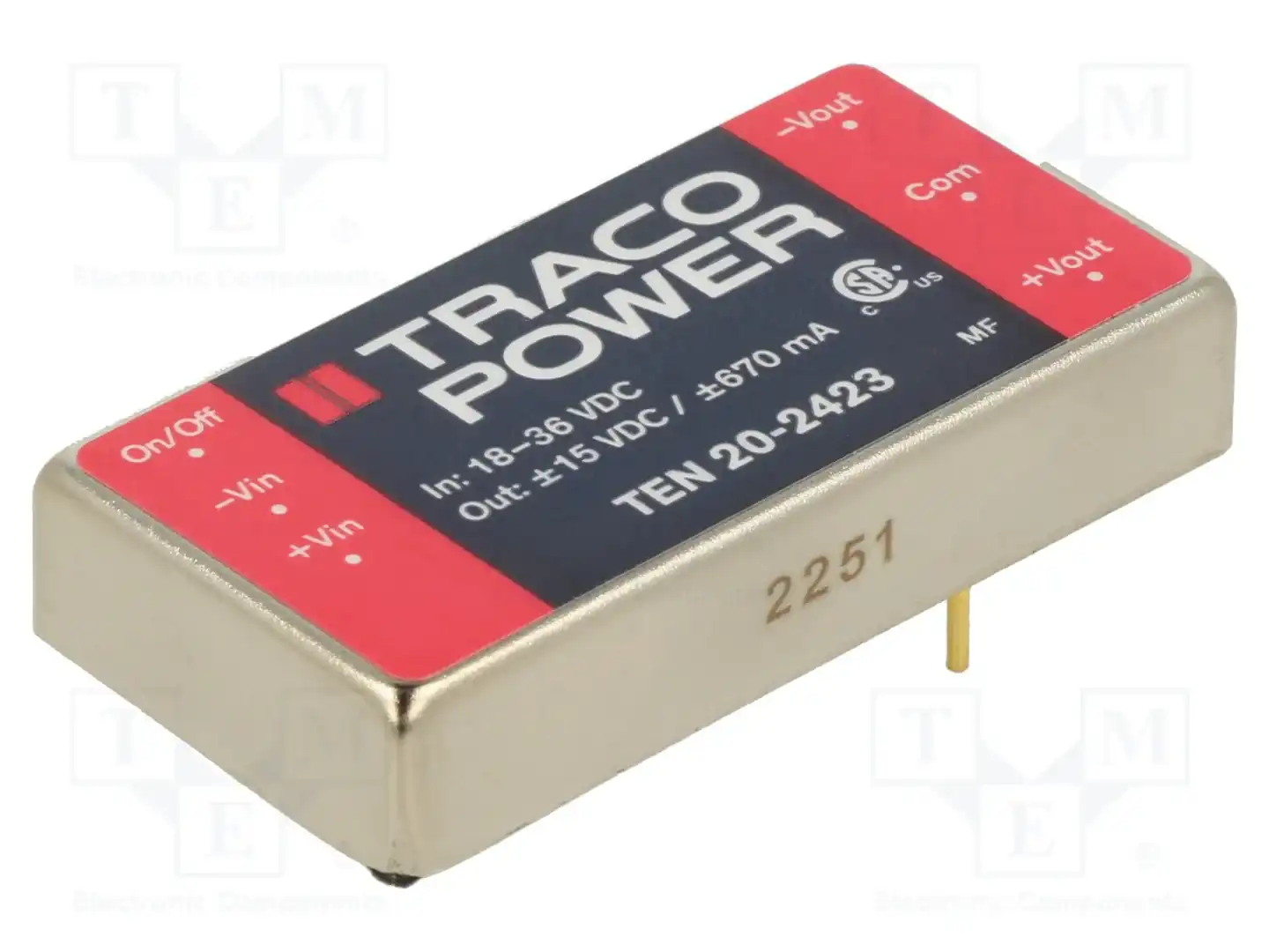 TRACO POWER TEN 20-2423 — Преобразователи DC/DC