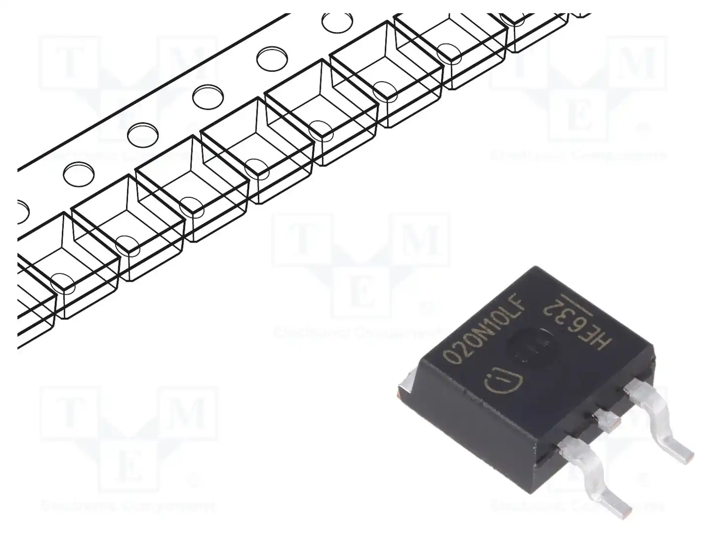 Infineon Technologies IPB020N10N5LF — Транзисторы с каналом N SMD