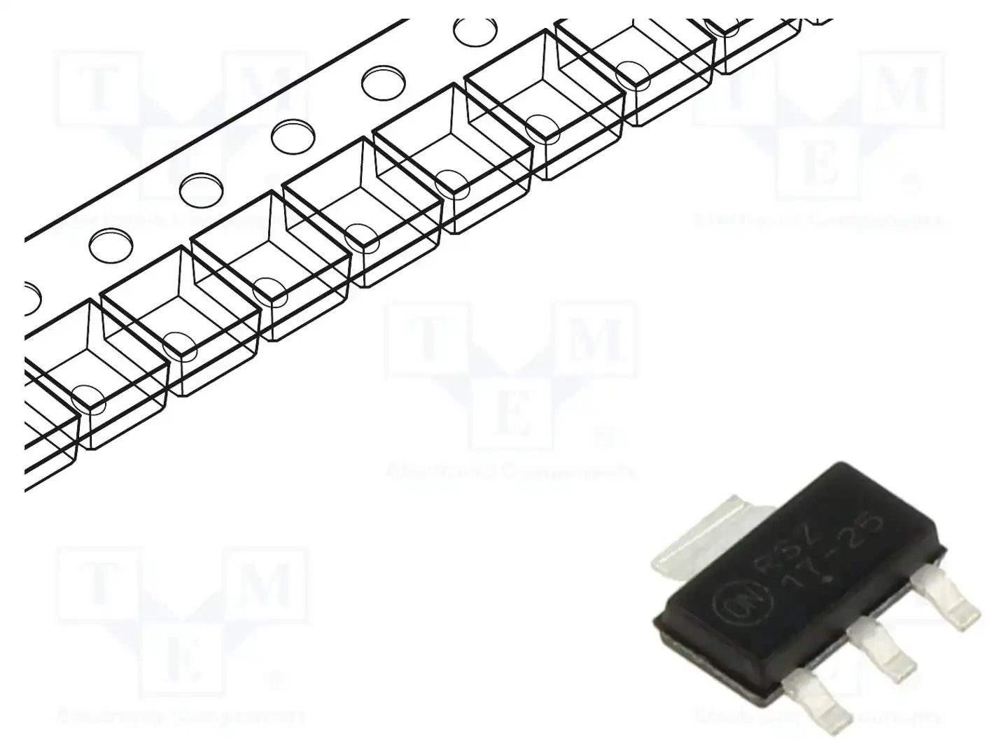 onsemi NCP1117ST25T3G — Стабилизаторы напряжения нерегулир. LDO